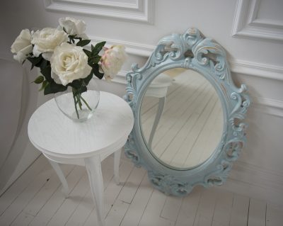 Зеркало в прихожую "ЛОКА" Черный, белый, серебро, кракелюр — изображение 10