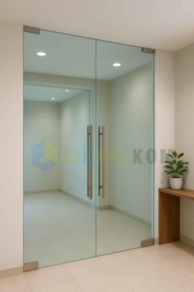 Маятниковая дверь дли коммерческого помещения