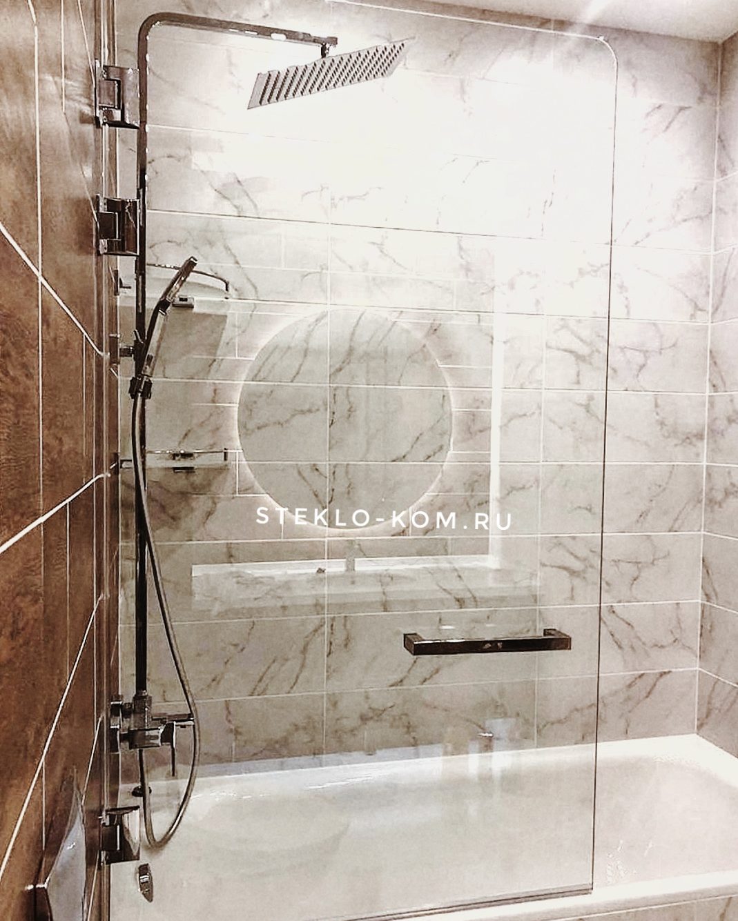 душевая шторка распашная