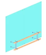 Двух рядный балетный станок 2_1