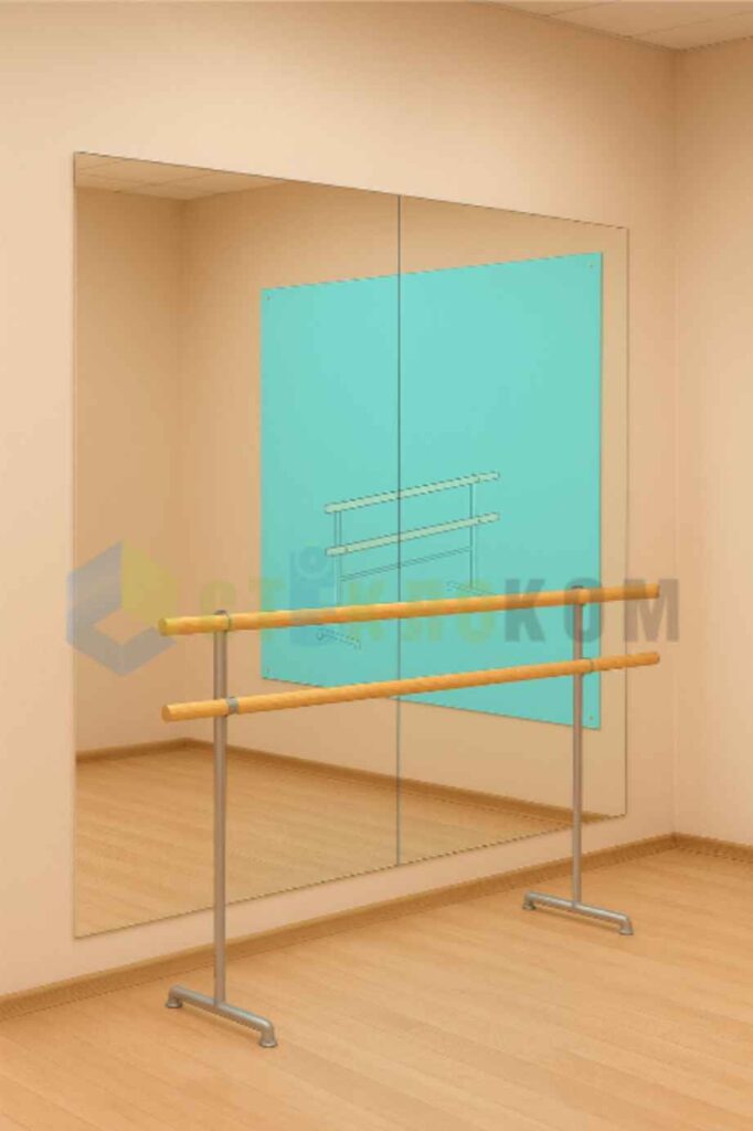 Двухрядный балетный станок вертикальный