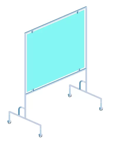 Зеркало на колесиках