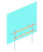 Двух рядный балетный станок1_1