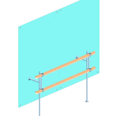 Двух рядный балетный станок1_1