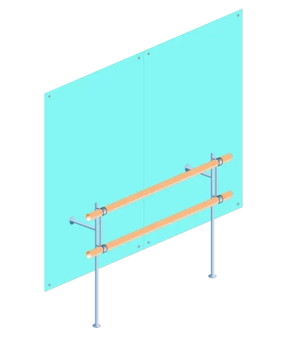 Двух рядный балетный станок1_1