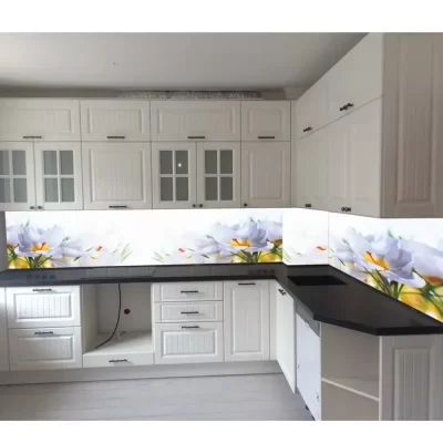 Макет фартука в интерьере кухни