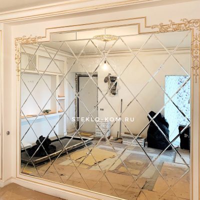 Зеркала для квартиры ромбами