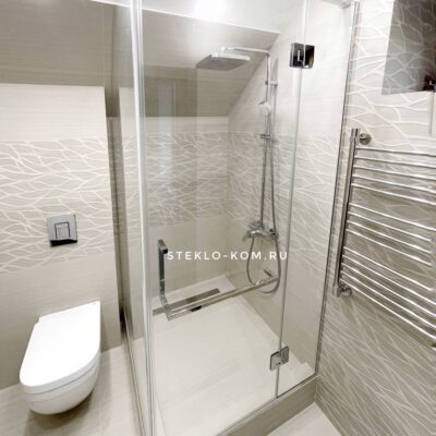 Душевая из закаленного стекла