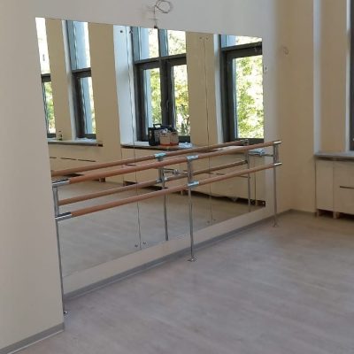 Установленный проект по изготовление и установке зеркал в танцевальный зал