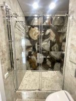 Раздвижная душевая дверь в нишу