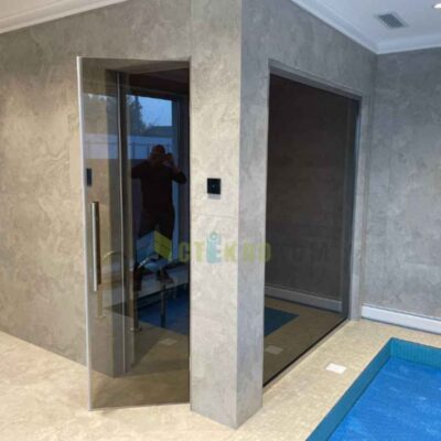 Фото с места установки Стеклоком