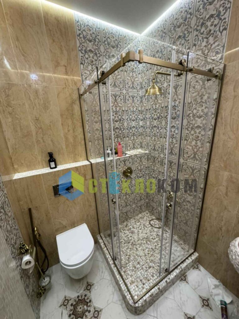 Душевая кабина из закаленного стекла 8 мм