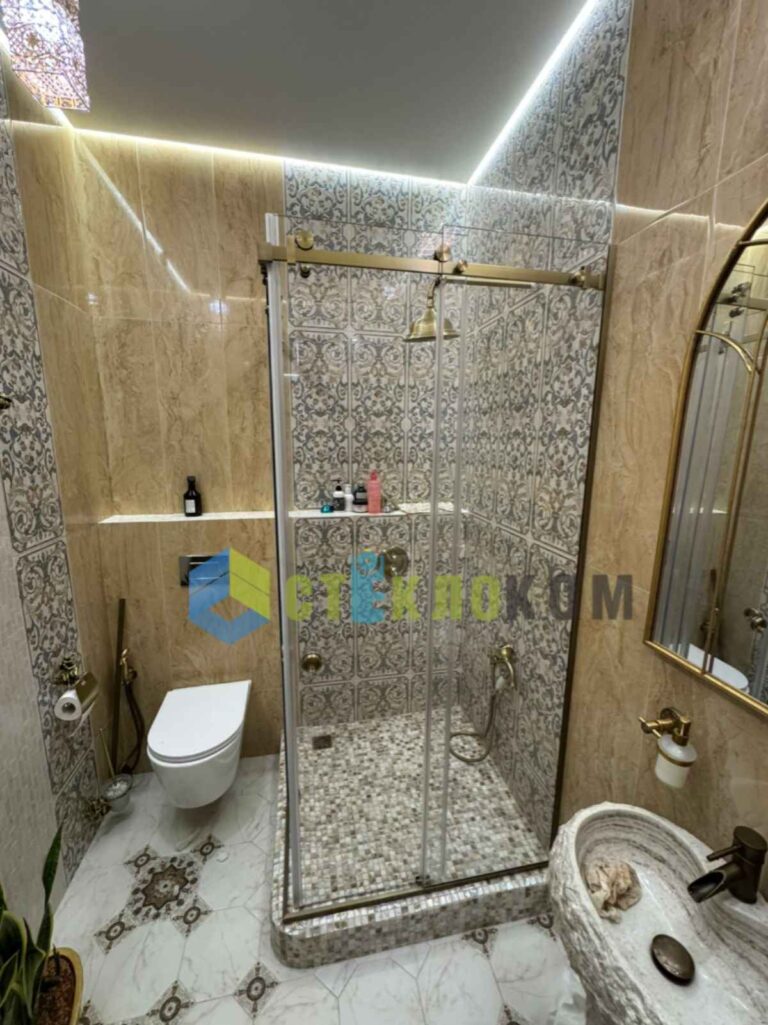 Изготовление душевой кабины на строительный поддон