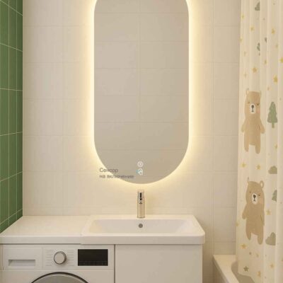 Капсульное зеркало с подсветкой CAPSUL