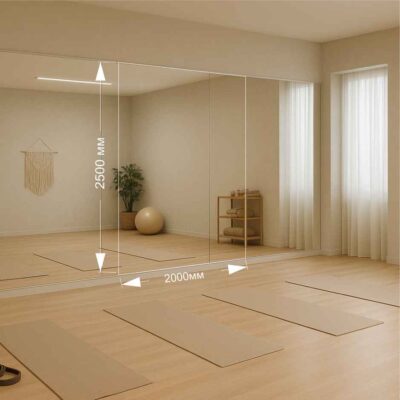 Большое зеркало размером 2500x2000 для зала