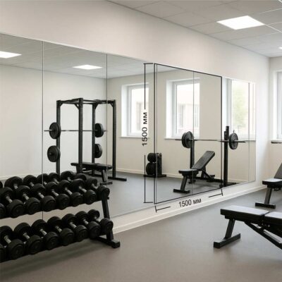 Зеркало 1500х1500 мм для залов хорреографии и фитнеса