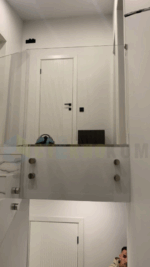 Фото готовой работы лестничного ограждения, от компании Стеклоком