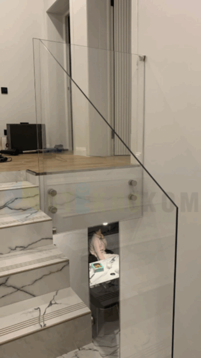 Изготовления стекла на лестницу от компании Стеклоком