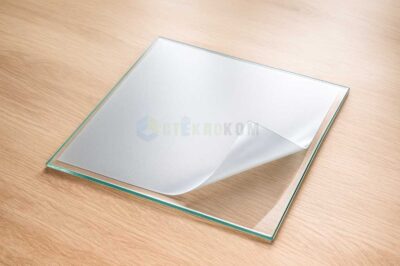 Матовая пленка на стекло (White Matte Белая) — нанесение и укрепление стекла — изображение 3