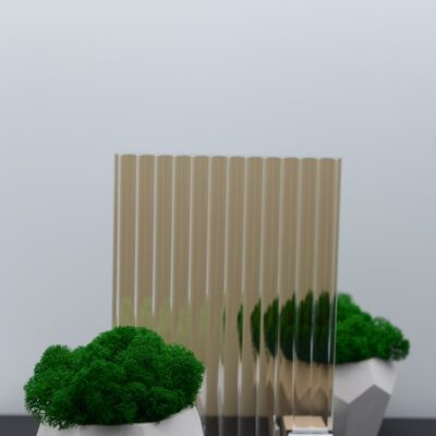 Рифленое стекло coated BRONZE