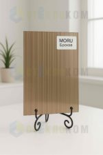 Бронзовое стекло Мору (Moru) рифленое содностороннее