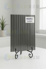 Серое стекло- графит Мору толщина 4 мм