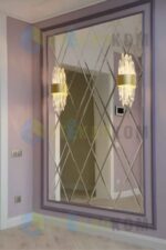 Зеркальные панели с фацетом