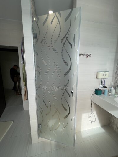 Дверь в душевую матовая 70 см — изображение 4