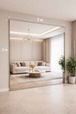 Зеркало 3х2метра