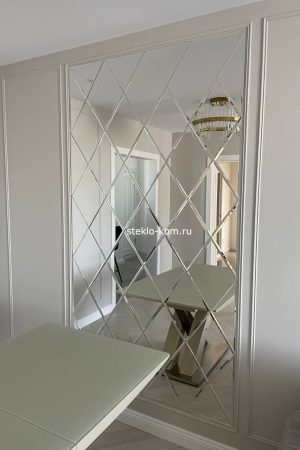 панно в гостиную ромбами (3)
