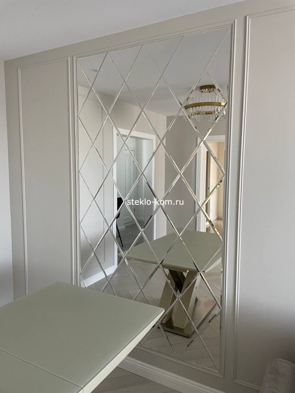 панно в гостиную ромбами (3)