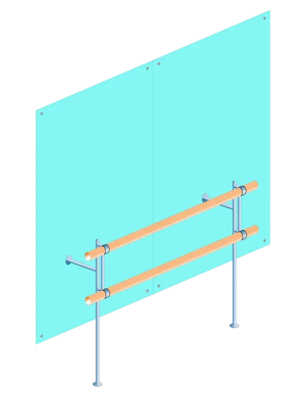 Двух рядный балетный станок1_1