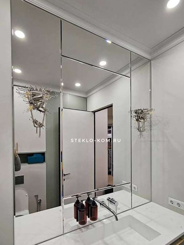 Зеркальное панно настенное для ванной