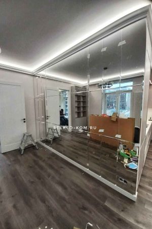 Интерьерное зеркальное панно на стену