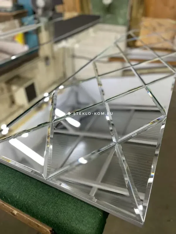 Зеркало с фацетом для шкафа